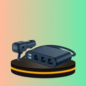 Basike ที่ชาร์จในรถ แบบ 2 USB 3 ช่องเสียบ กำลังไฟสูง 100W