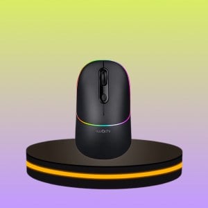 iWACHI I3 Wireless mouse เม้าส์ไร้สาย แบตเตอรี่ในตัว 650 mAh