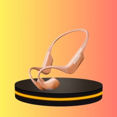 Philips หูฟังบลูทูธ แบบแขวนเปิดหู สีชมพู
