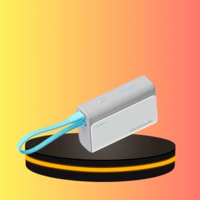 AURA BA301 แบตสำรอง LPB 100 ขนาดความจุ 10000 mAh สีเทา