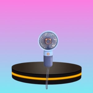 Mini Fan พัดลมชาร์จ USB ขนาดเล็ก กระทัดรัด สีม่วง