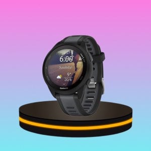 GARMIN Forerunner 165 นาฬิกาสายวิ่ง ออกกำลังกาย สีดำ