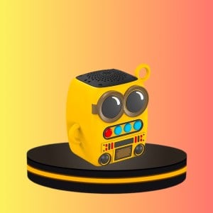 JOQVII S52 ลำโพง Minion FM Speaker เบสหนัก เสียงดี ใส่การ์ด TF USB ได้ กันน้ำระดับ iP65
