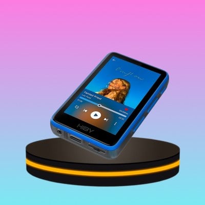 HiBy R1 Hi-Res Music Player เครื่องเล่นเพลง จอทัชสกรีน สีฟ้า