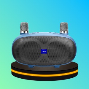 Asaki Bluetooth Speaker ลำโพงบลูทูธไร้สาย พร้อมไมค์โครโฟน สีน้ำเงิน