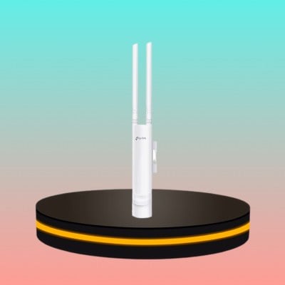 TP-Link PoE EAP225-Outdoor Omada WiFi กันน้ำ สัญญาณไกล ใช้งานได้ทั้ง กลางแจ้ง โรงแรม คาเฟ่