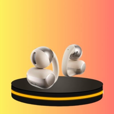 Shokz Open-Ear Clip-On Design หูฟังไร้สาย ใส่สบาย น้ำหนักเบา พร้อมระบบเสียง Dolby Audio (สีเทา)