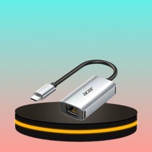 Acer อะแดปเตอร์ Ethernet ความเร็ว 1000 Mbps รุ่น Typ-C