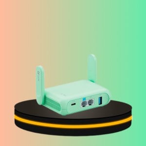 GL.iNet เราเตอร์พกพา Wi-Fi 7 (สีเขียว)