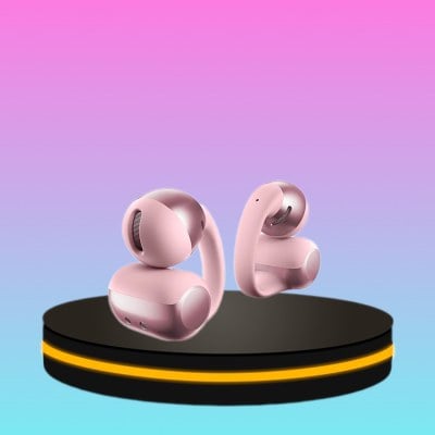 Shokz OPENDOTS ONE หูฟังไร้สาย ใส่สบาย น้ำหนักเบา พร้อมระบบเสียง Dolby Audio (สีชมพู)