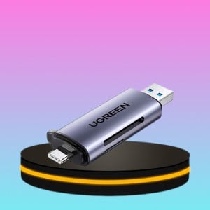 Ugreen OTG อะแดปเตอร์อ่านการ์ด SD Micro SD TF Card Reader