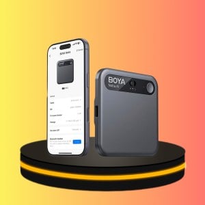 BOYA Notra Ai Voice Recorder เครื่องบันทึกเสียง 64GB Mini พร้อมการบันทึกการโทรและ Ai Trancription (สีดำ)