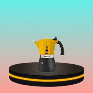 Bialetti หม้อต้มกาแฟ บริกก้าเหลือง ขนาด 2 Cups