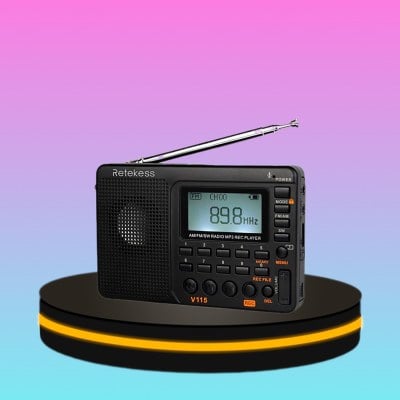 เครื่องเล่นวิทยุ AM FM MP3 รองรับการ์ด Micro SD TF