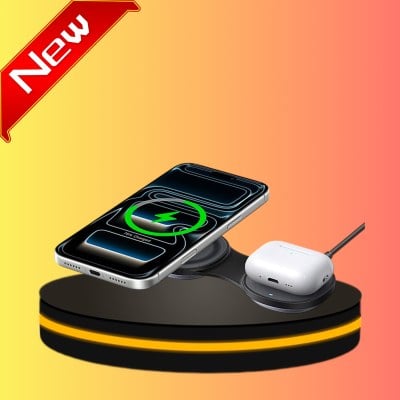 [ ใหม่ ] UGREEN แท่นชาร์จ แบบพับได้ Qi2 ขนาด 25W Magnetic Wireless Charger